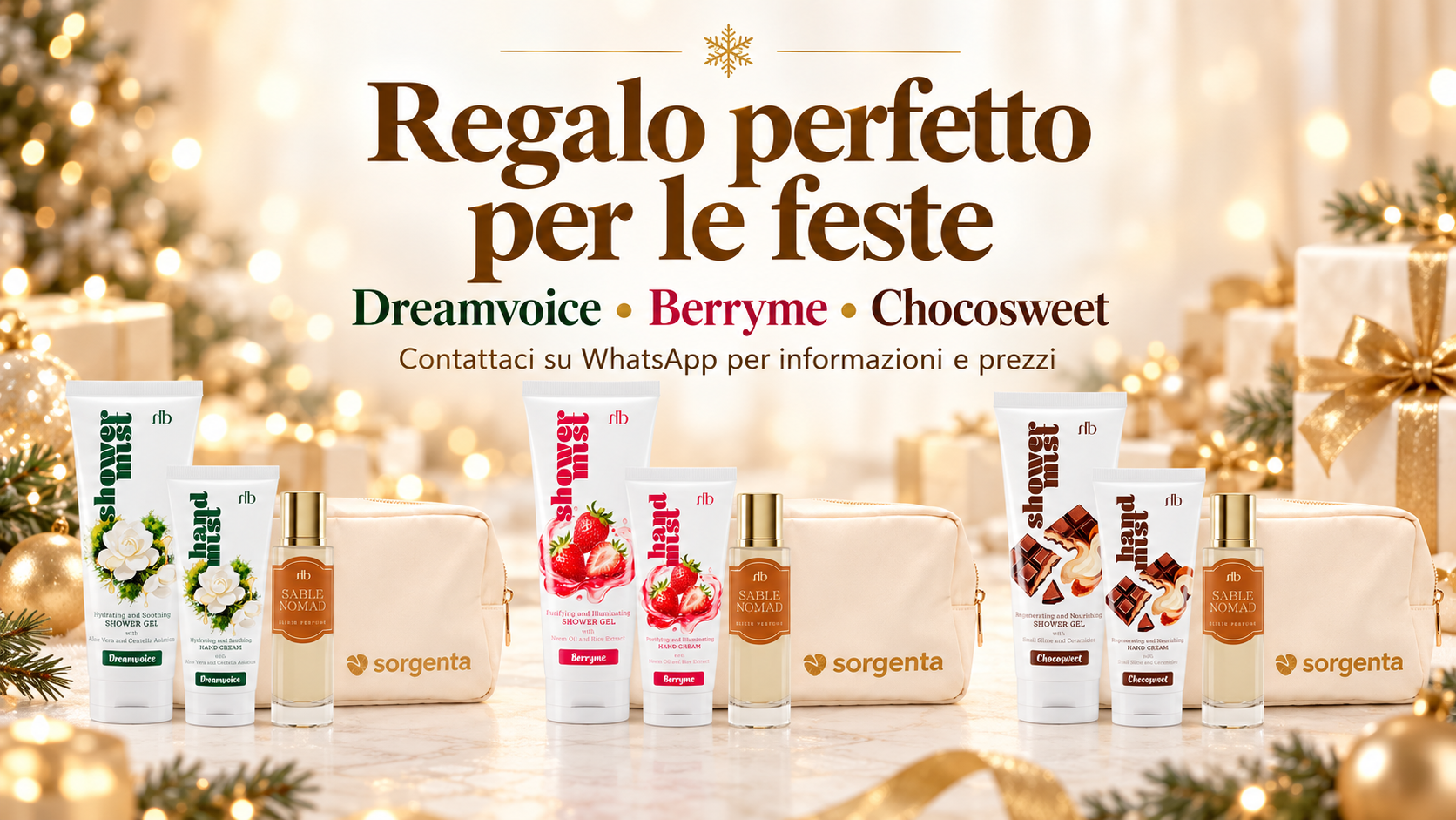 Idee regalo per le feste 2026: Dreamvoice, Berryme e Chocosweet